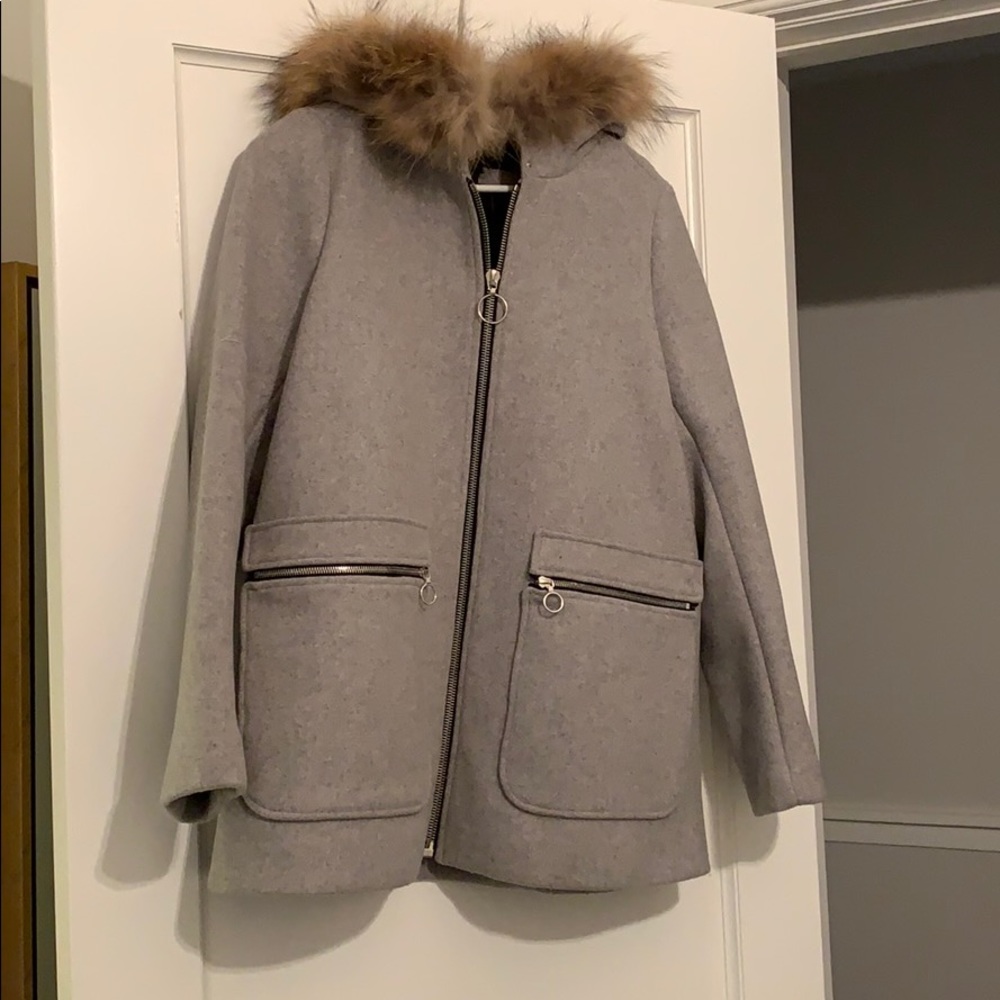 Maje Hooded Coat - BRAND NEW